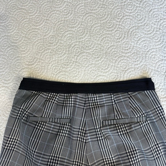 Zara Blue Plaid Trousers - Picture 4 of 11